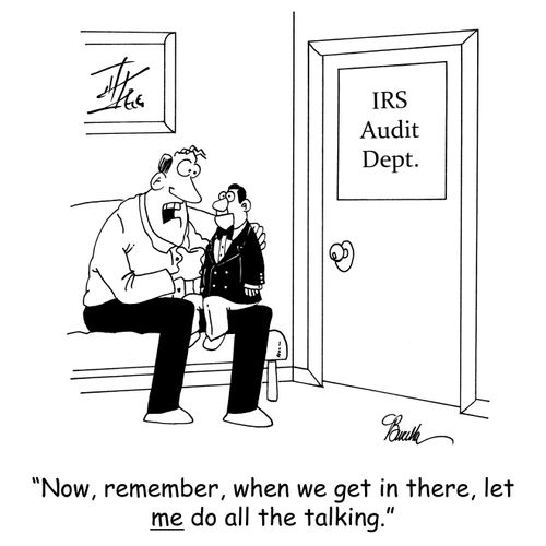 'Now, remember, when we get in there, let me do all the talking.'