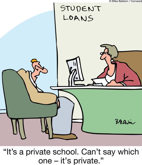 'It's a private school. Can't say which one, it's private.'