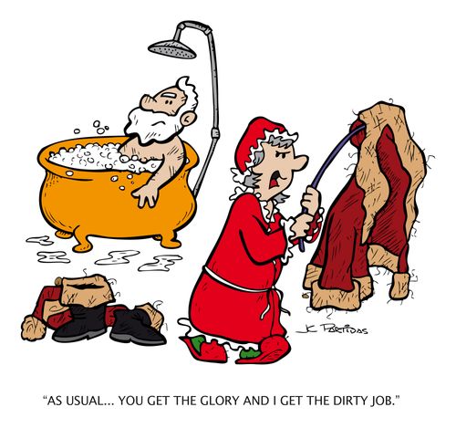'As usual...you get the glory and I get the dirty job.'