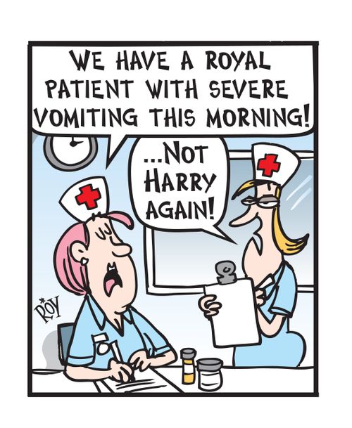 We have a Royal patient with severe vomiting!