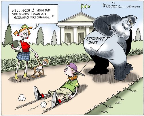'Well, Gosh...! How did you know I was an incoming freshman...?'