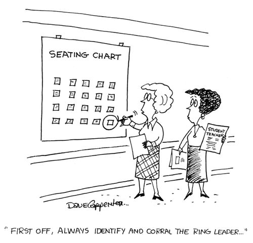 'First off, always identify and corral the ring leader...'