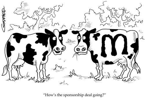 'How's the sponsorship deal going?'