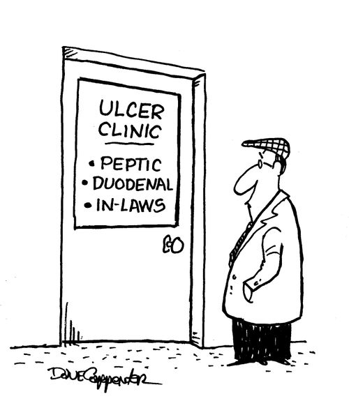 Ulcer Clinic, Peptic, Duodenal, In-Laws.