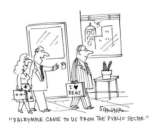 'Dalrymple came to us from the public sector.'
