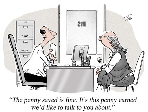 Penny Saved, Penny Earned.