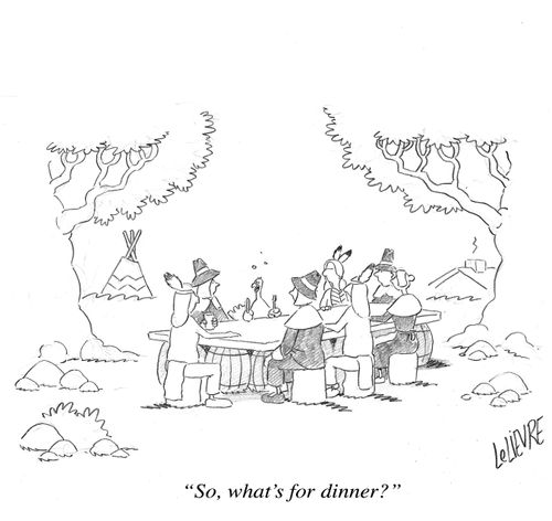 'So, what's for dinner?'