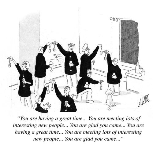 Hypnotist party.
