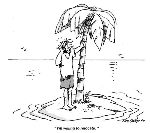 'I'm willing to relocate.'