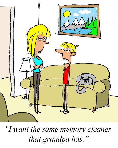 'I want the same memory cleaner that grandpa has.'