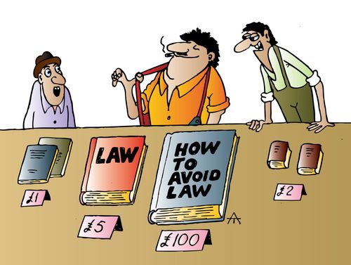 How to avoid law.