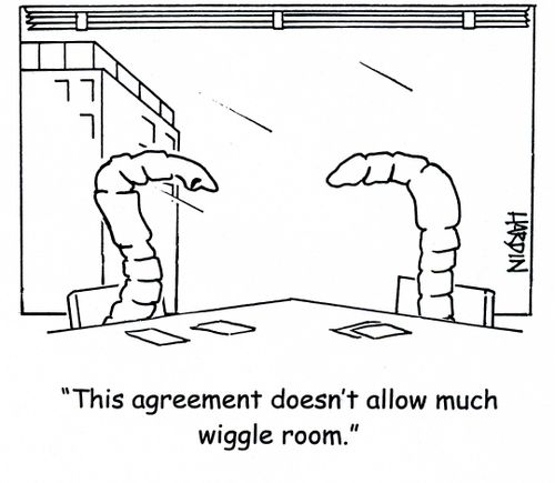 'This agreement doesn't allow much wiggle room.'