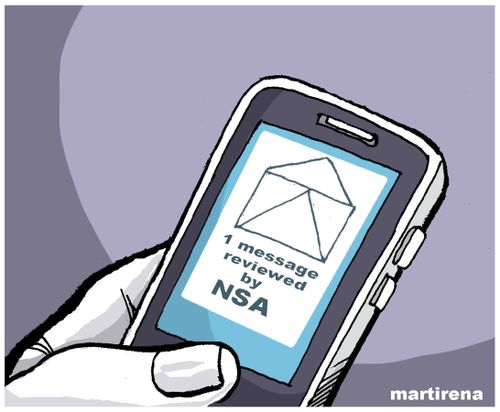 1 message reviewed by NSA.