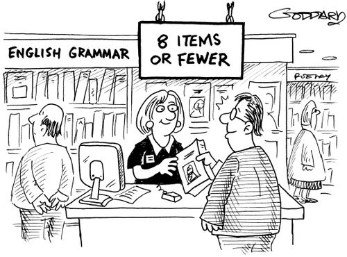 8 items or fewer.