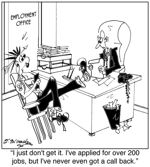 'I just don't get it. I've applied for over 200 jobs, but I've never even got a call back.'
