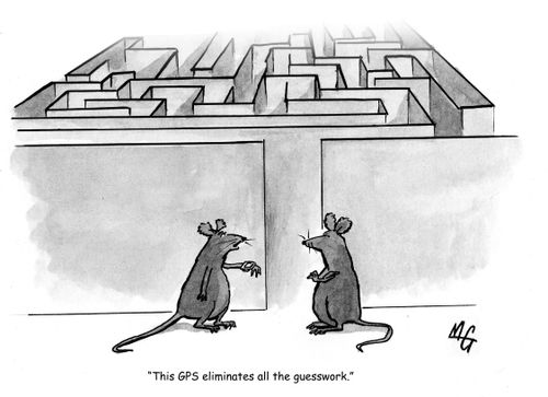'The GPS eliminates all the guesswork.'