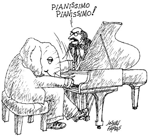 'Pianissimo, pianissimo!'
