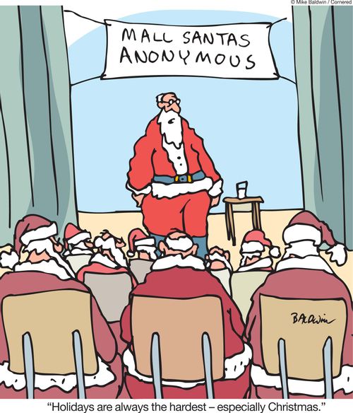 Mall Santa's Anonymous: 'Holidays are always the hardest - especially Christmas.'