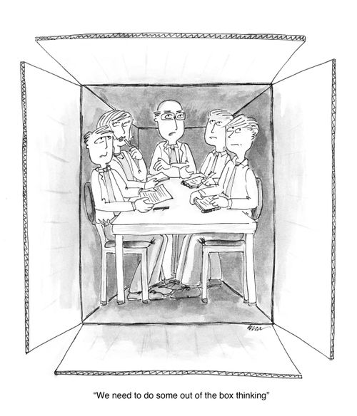 'we need to do some out of the box thinking.'