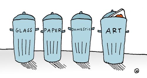 Artistic waste