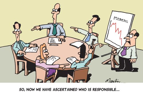 'So, now we have ascertained who is responsible...'