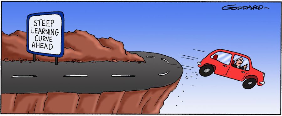 Steep learning curve ahead.