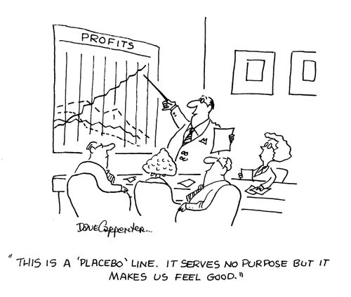 'This is a 'placebo' line. It serves no purpose but it makes us feel good.'