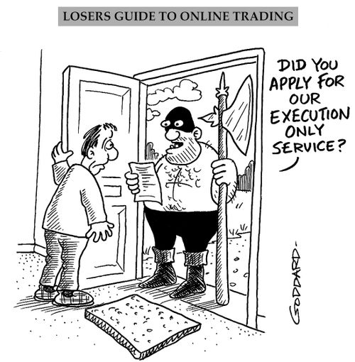 'Did you apply for our execution only service?'