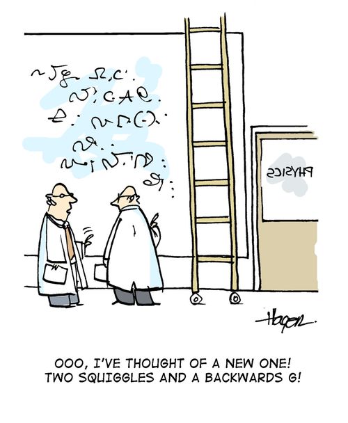 'OOO, I've thought of a new one! Two squiggles and a backwards G!'