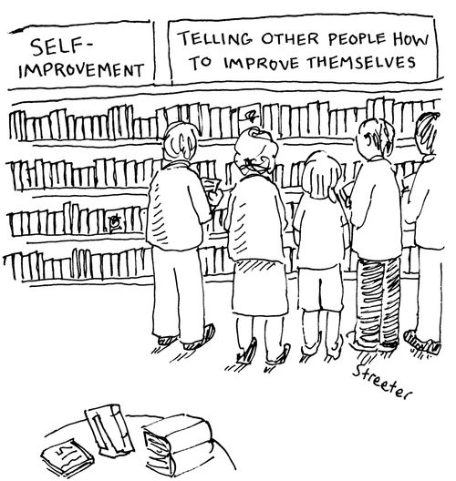 Bookstore - Telling others how to improve.