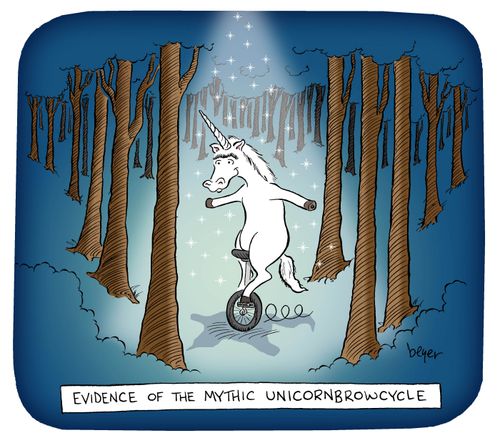Evidence of the Mythic Unicornbrowcycle,