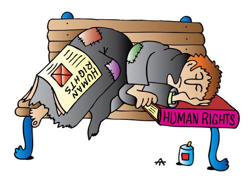 The Tramp of Human Rights