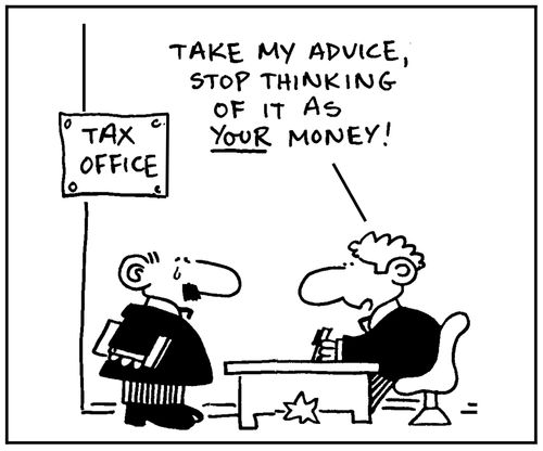 'Take my advice, stop thinking of it as your money.'