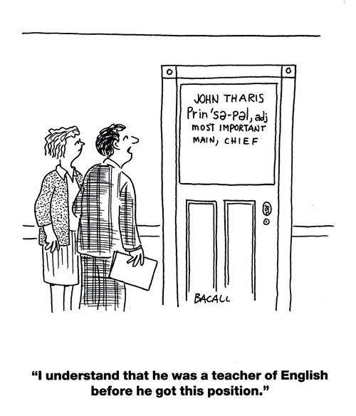 'I understand that he was a teacher of English before he got this position.'