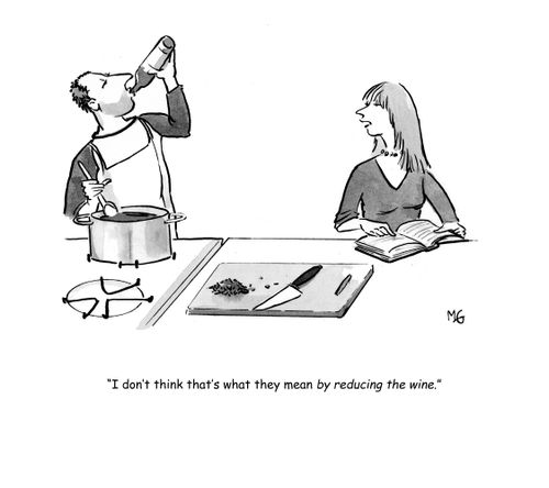 'I don't think that's what they mean by reducing the wine.'