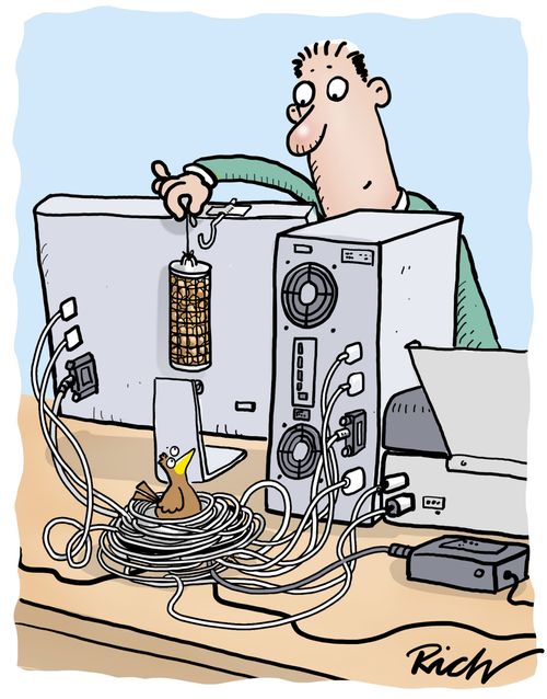 Nest of cables