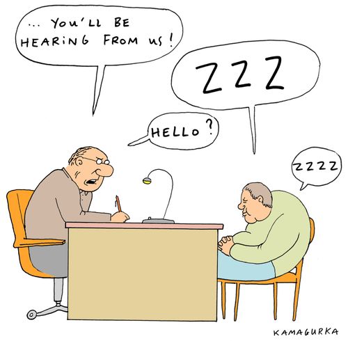'You'll be hearing from us! Hello?'