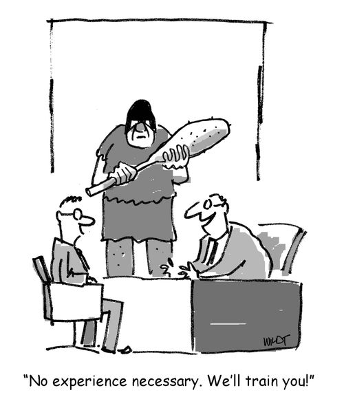'No experience necessary. We'll train you!'