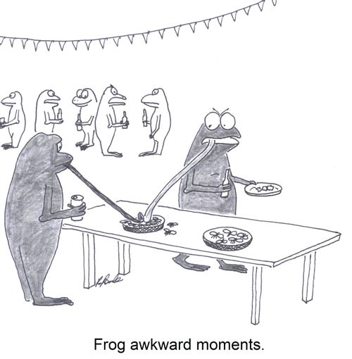 Frog awkward moments,