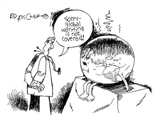 'Sorry - global warming is not covered!'