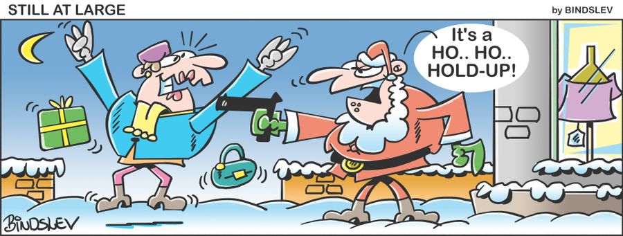 "It's a HO.. HO.. HOLD-UP!"