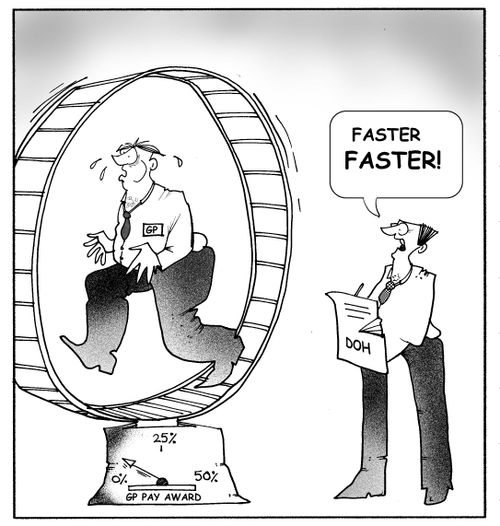 GP pay award wheel.