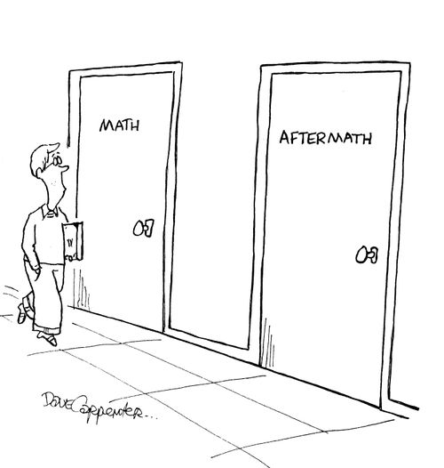 Classrooms - 'Math' and 'Aftermath'.