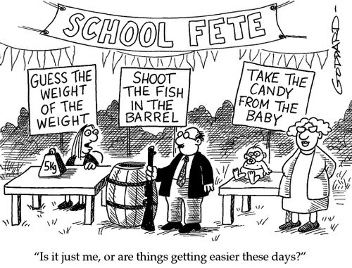 "Is it just me, or are things getting easier these days?"