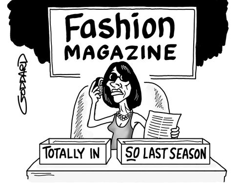 Fashion Mag - Totally in - So last season