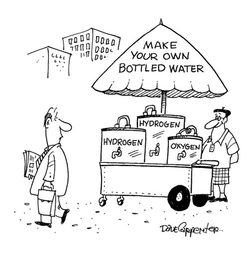 Make your own bottled water.