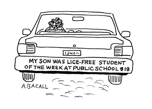 My Son was a Lice-Free student of the week at Public School 819.