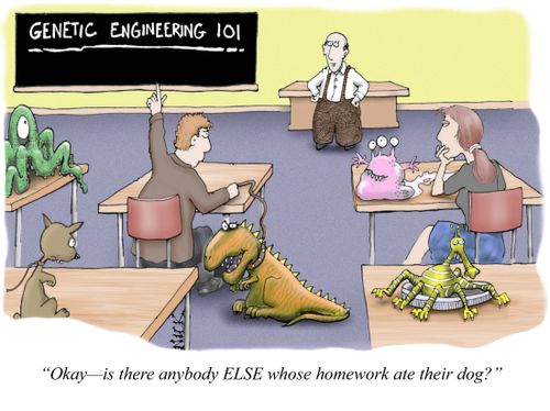 'Okay, is there anybody else whose homework ate their dog?'
