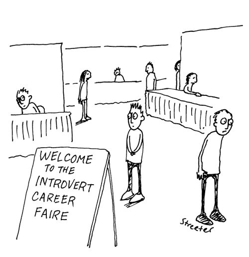 Introvert Career Faire.