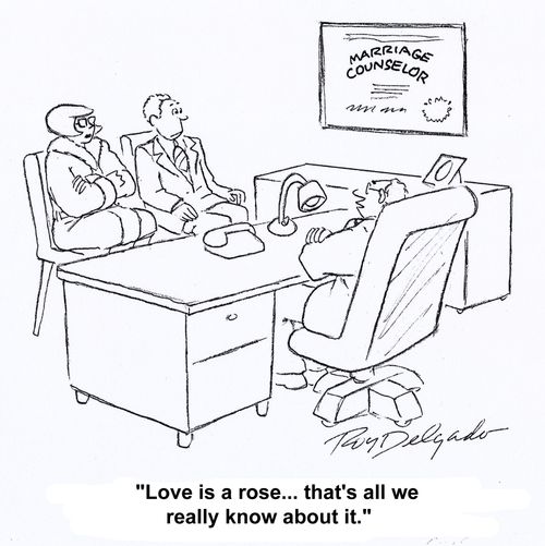 'Love is a rose... that's all we really know about it.'